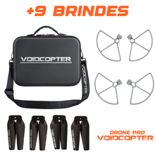 Carregar imagem no visualizador da galeria, Drone Profissional 5KM com Câmera Dupla 4K HDR/VoidCopter (+BRINDES)