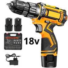 Carregar imagem no visualizador da galeria, Parafusadeira e Furadeira 48V Com 2 Baterias Maleta e Acessórios Completo
