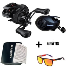Carregar imagem no visualizador da galeria, Carretilha Shimano De Pesca 7.2:1 Freio Magnético + Óculos Grátis
